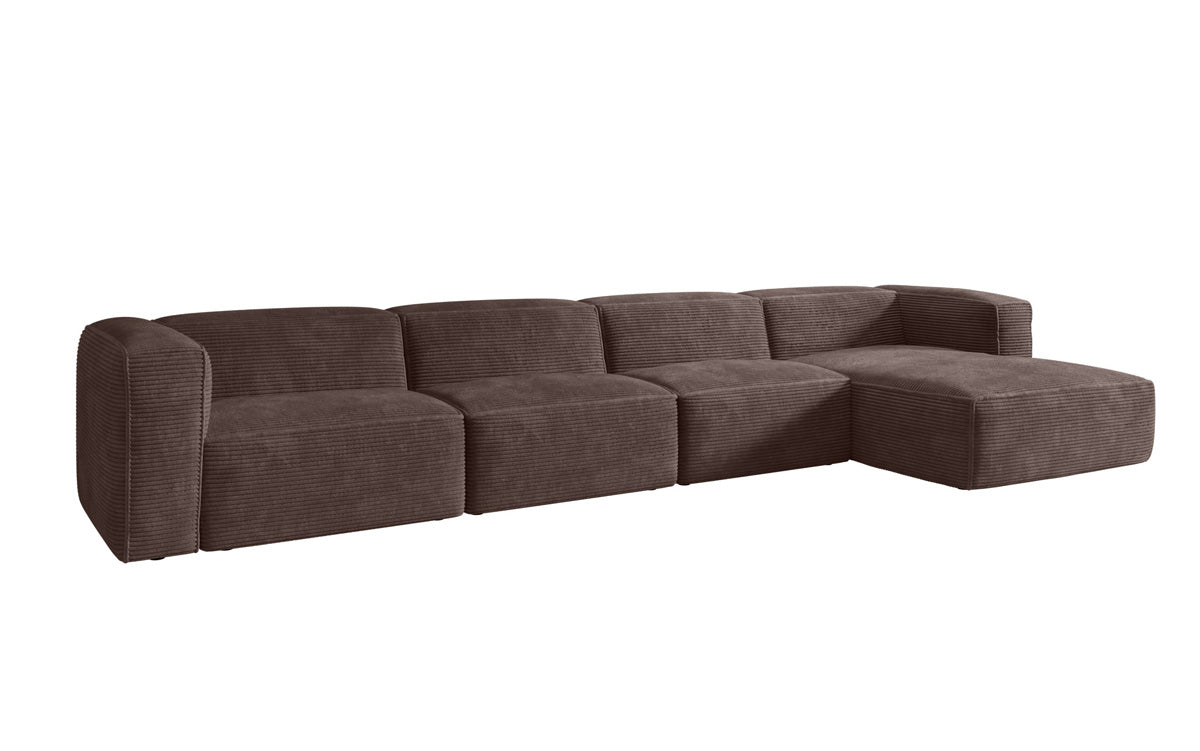 Designer Sofa Comfy L Maxi in Ribstof
