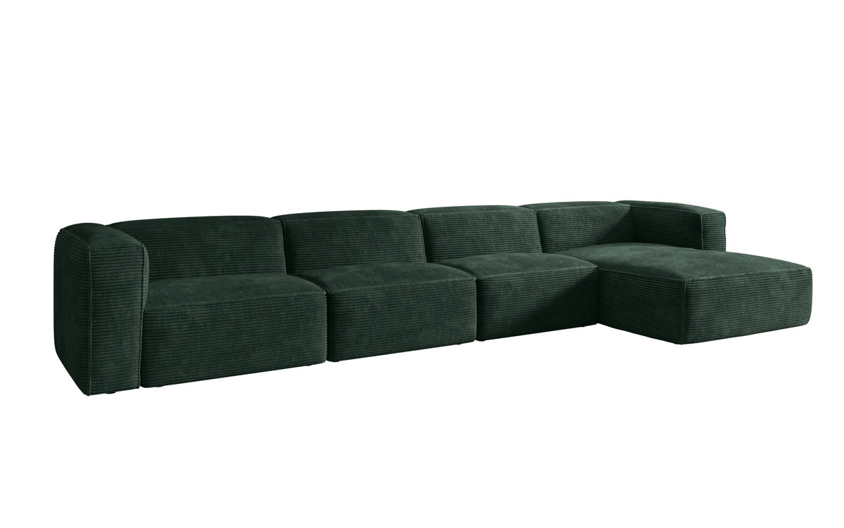 Designer Sofa Comfy L Maxi in Ribstof