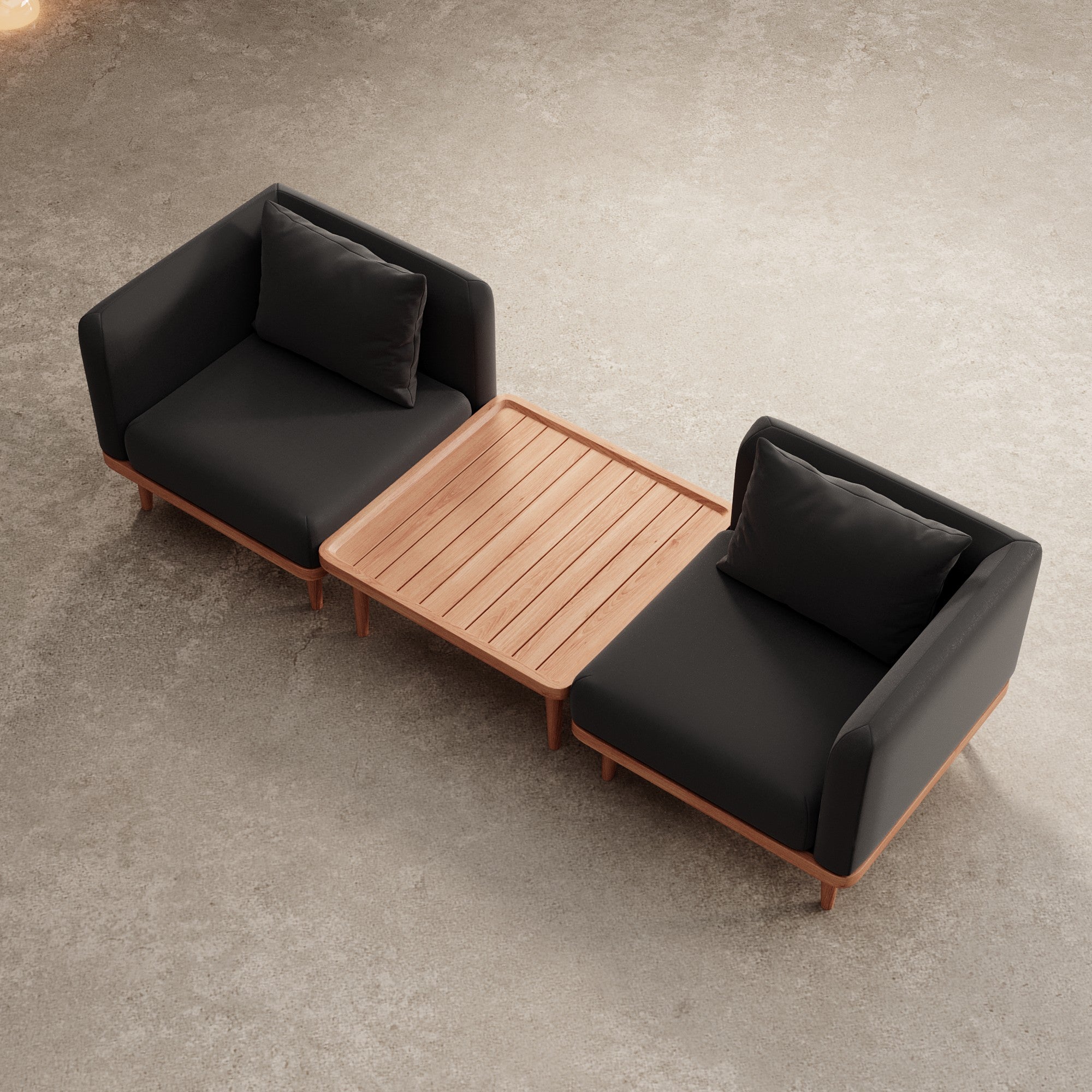 Nouri – 2 loungemodule & tafel | Aevora™ Kollektion