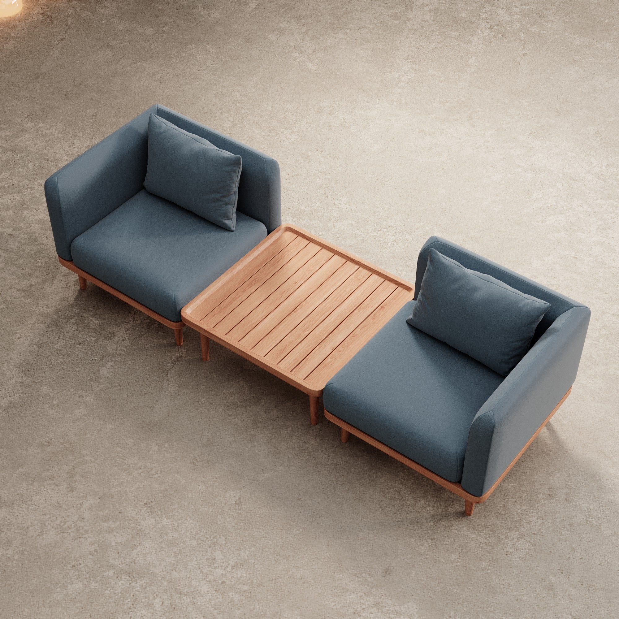 Nouri – 2 loungemodule & tafel | Aevora™ Kollektion