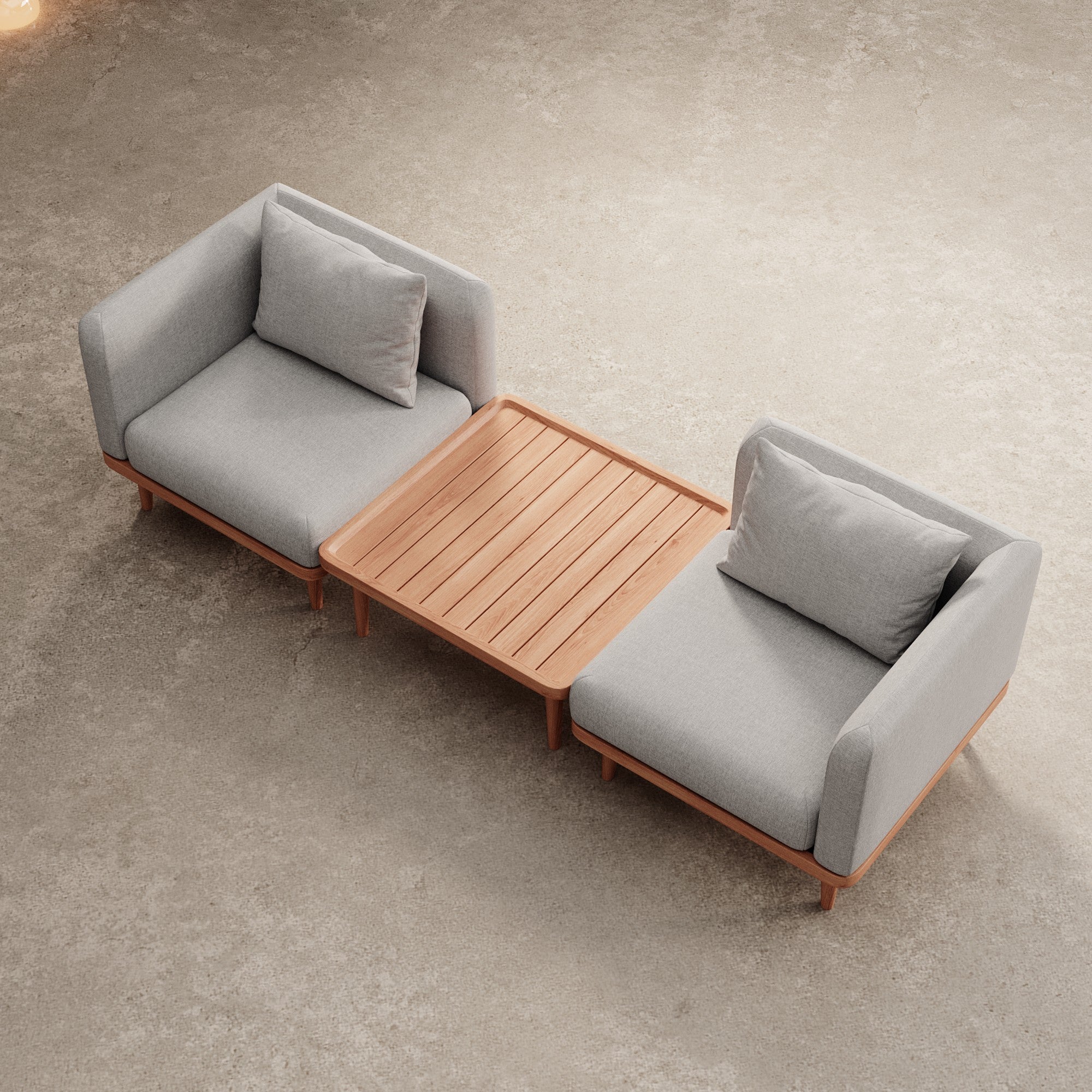 Nouri – 2 loungemodule & tafel | Aevora™ Kollektion