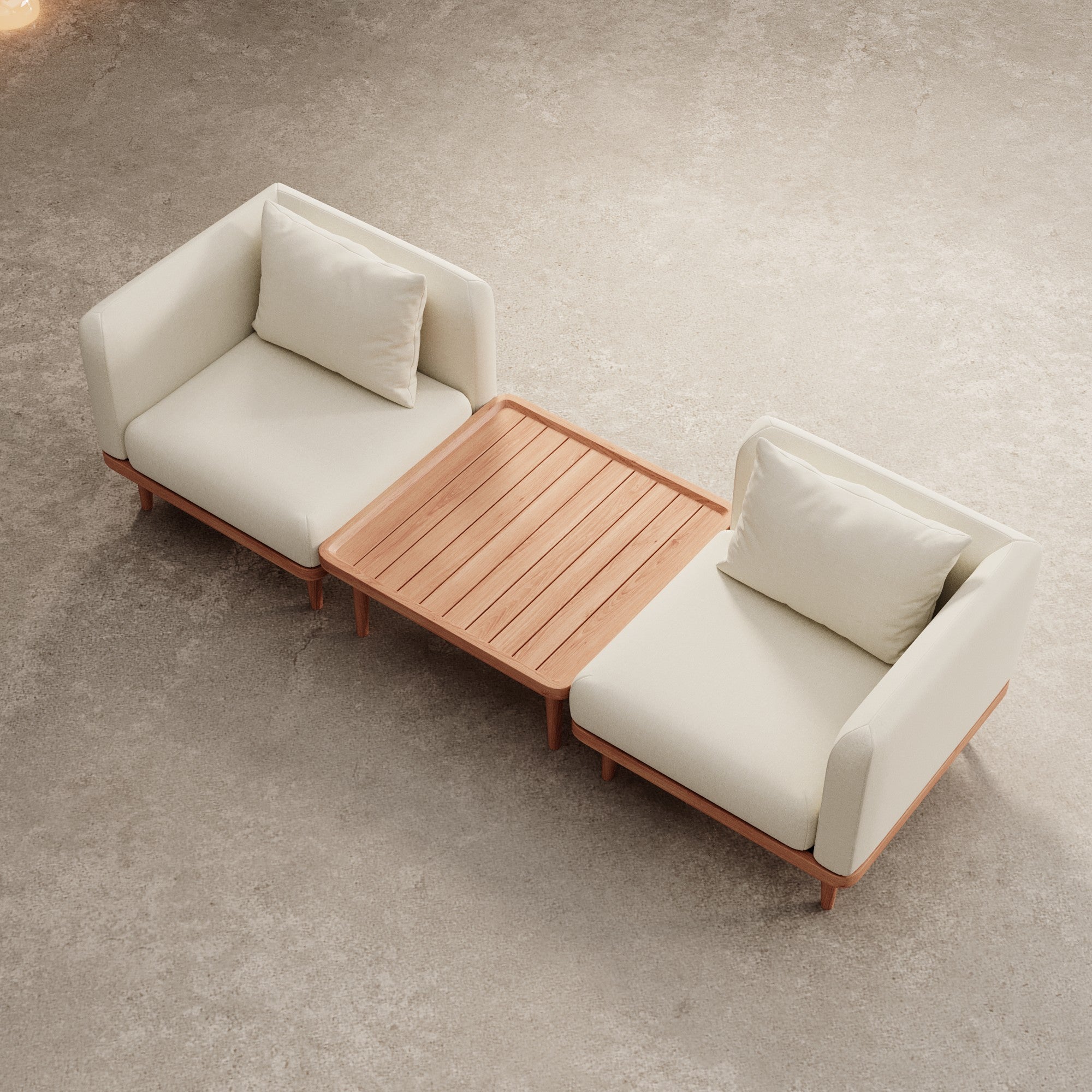 Nouri – 2 loungemodule & tafel | Aevora™ Kollektion