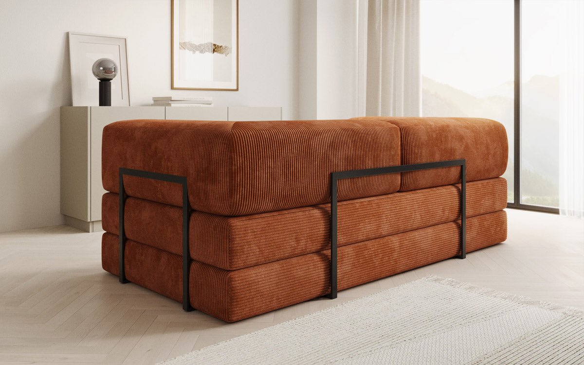 Designer Sofa Lazy 3-zits in Corduroy