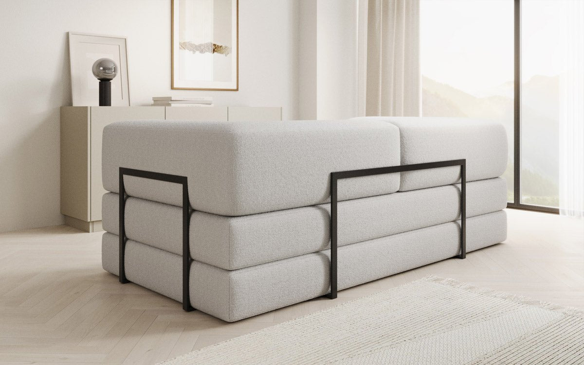 Designer Sofa Lazy 3-zits in Bouclé