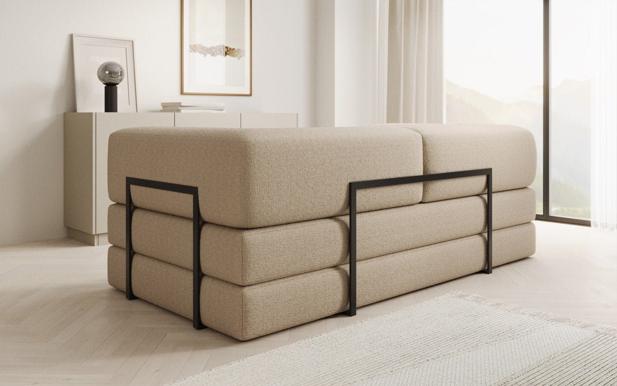 Designer Sofa Lazy 3-zits in Bouclé