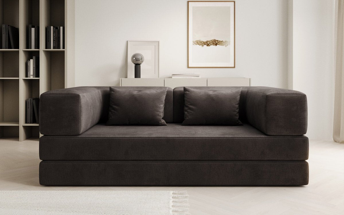Designer Sofa Lazy 3-zits in fluweel