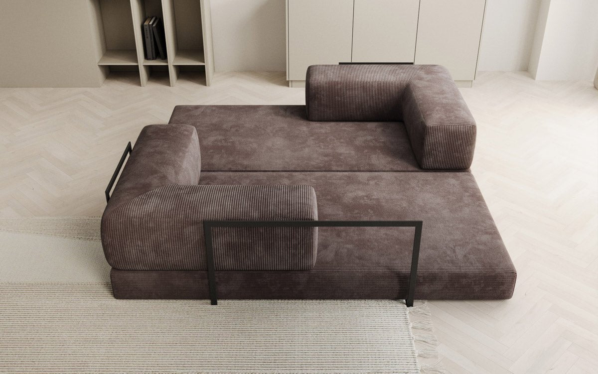 Designer Sofa Lazy 3-zits in Corduroy