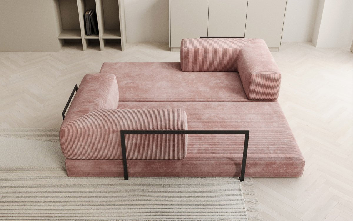 Designer Sofa Lazy 3-zits in Corduroy