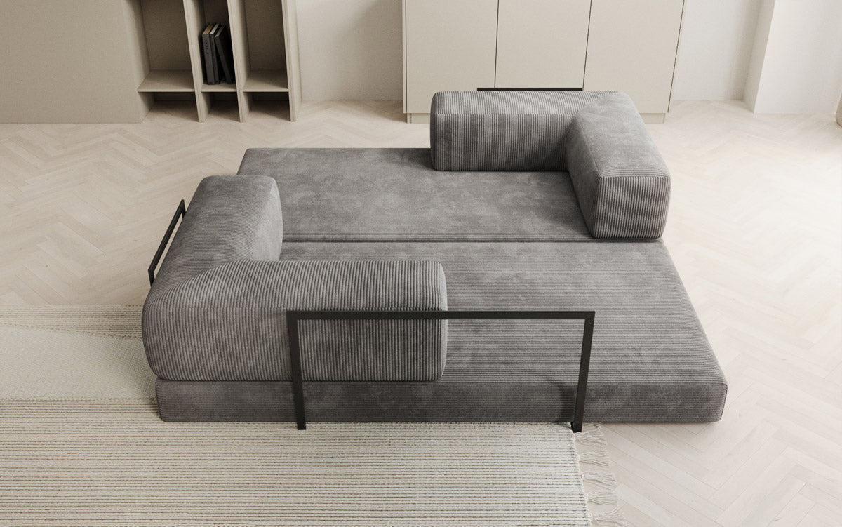 Designer Sofa Lazy 3-zits in Corduroy