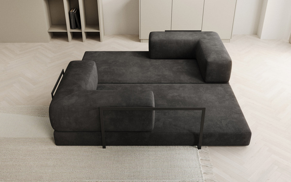 Designer Sofa Lazy 3-zits in Corduroy