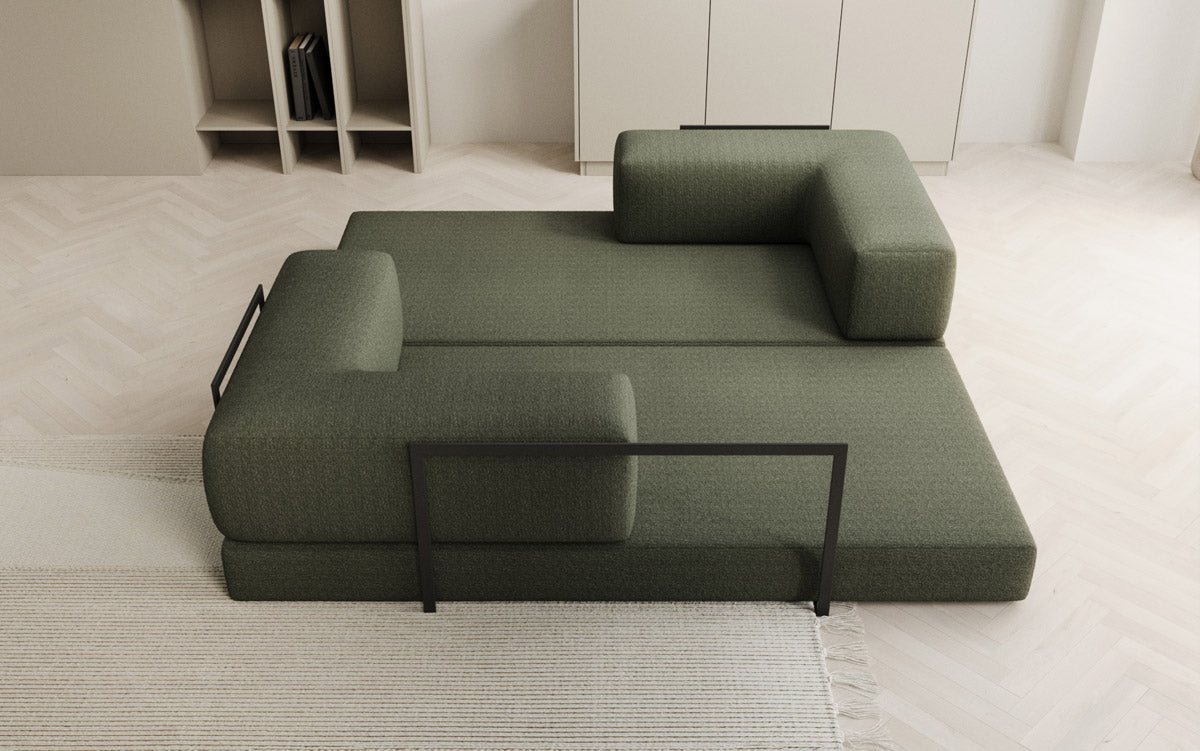 Designer Sofa Lazy 3-zits in Bouclé
