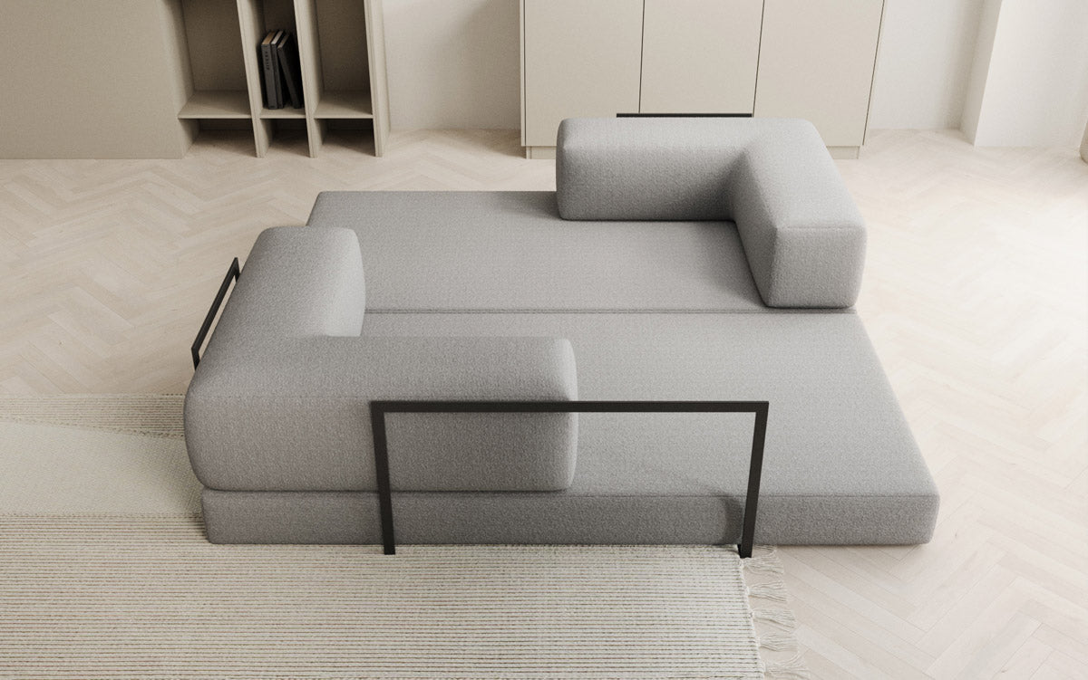 Designer Sofa Lazy 3-zits in Bouclé