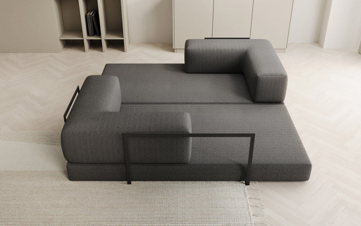 Designer Sofa Lazy 3-zits in Bouclé