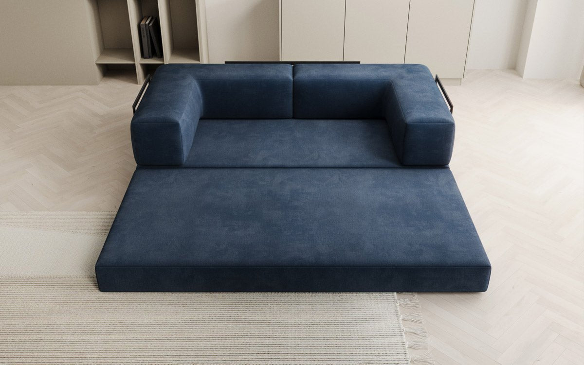 Designer Sofa Lazy 3-zits in fluweel