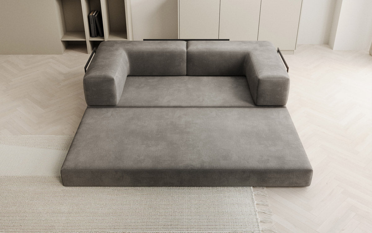 Designer Sofa Lazy 3-zits in fluweel