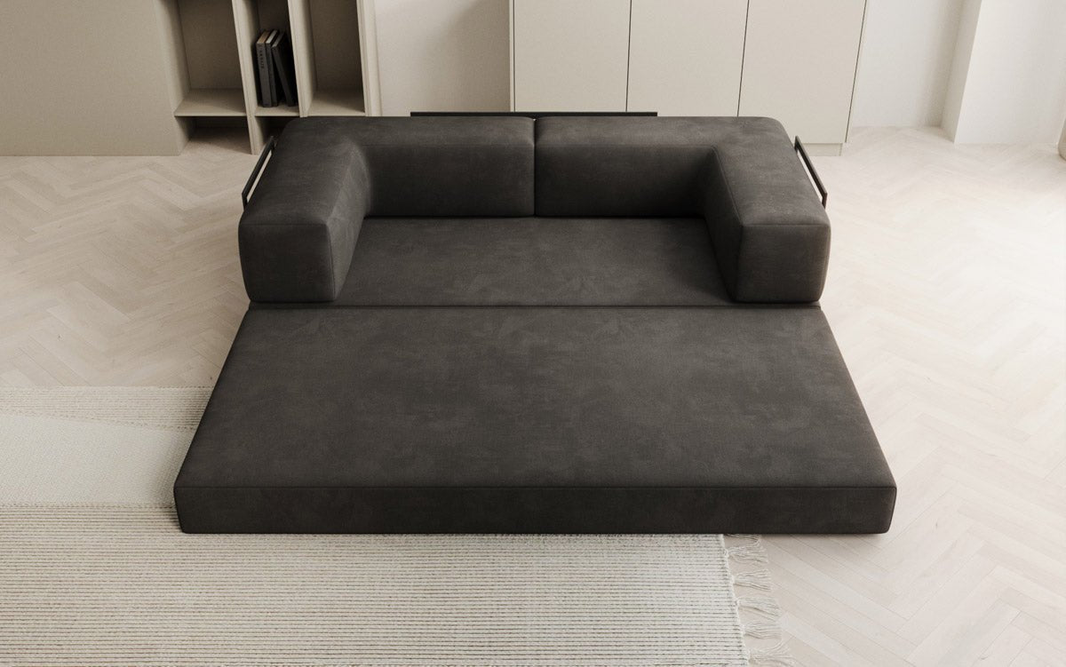 Designer Sofa Lazy 3-zits in fluweel