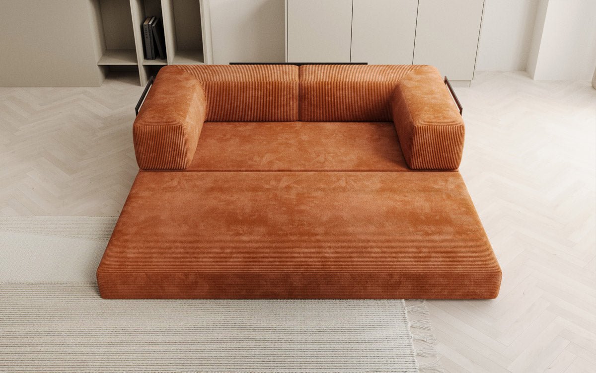 Designer Sofa Lazy 3-zits in Corduroy
