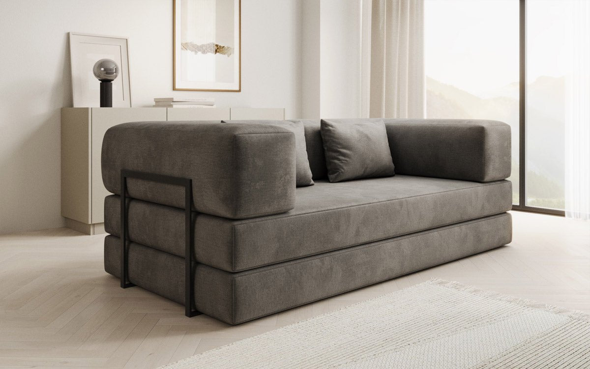 Designer Sofa Lazy 3-zits in fluweel