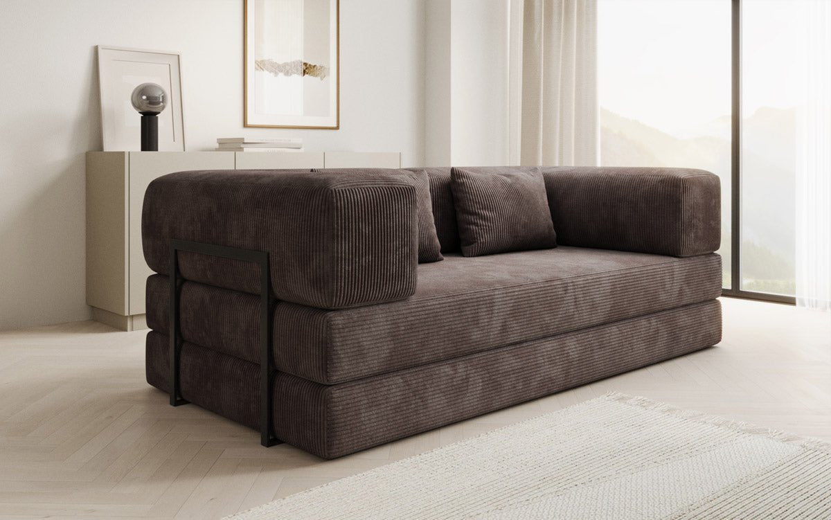 Designer Sofa Lazy 3-zits in Corduroy