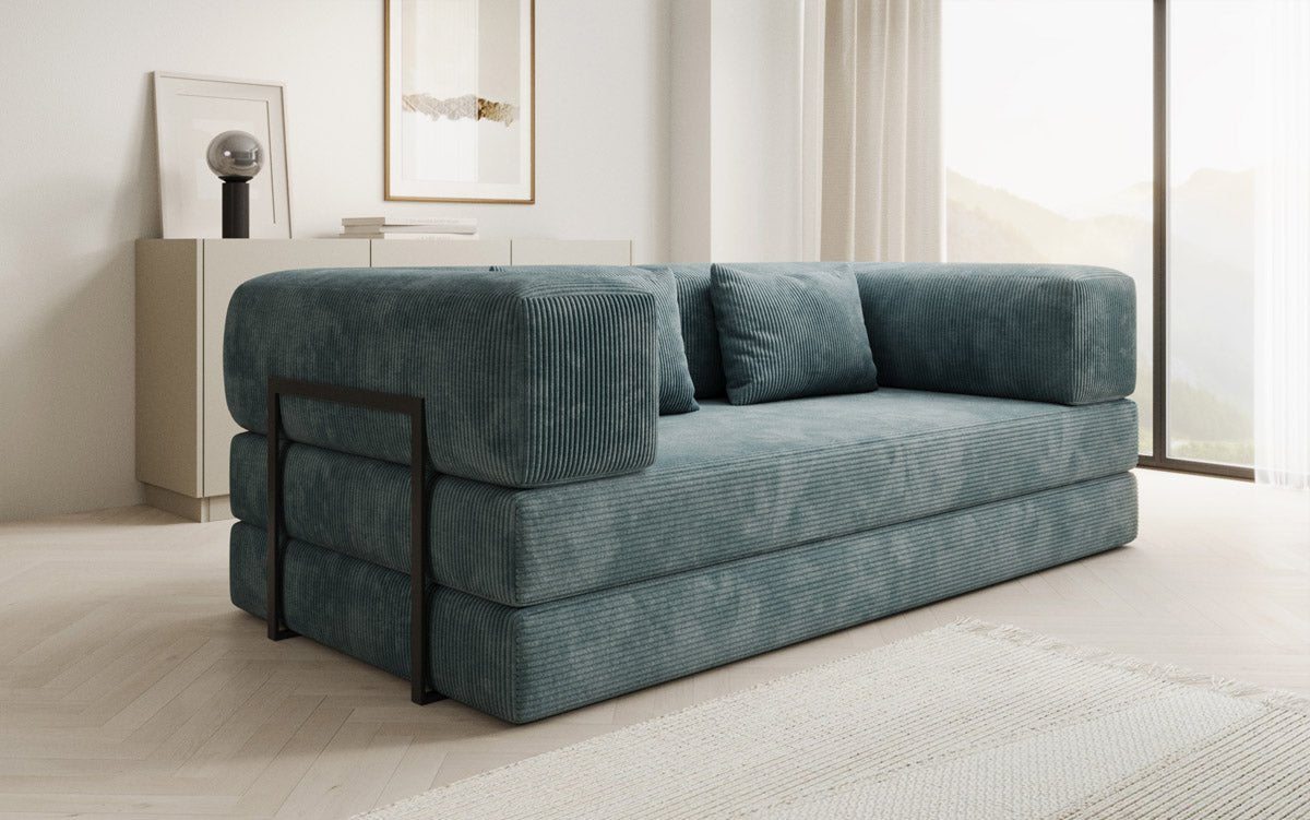 Designer Sofa Lazy 3-zits in Corduroy