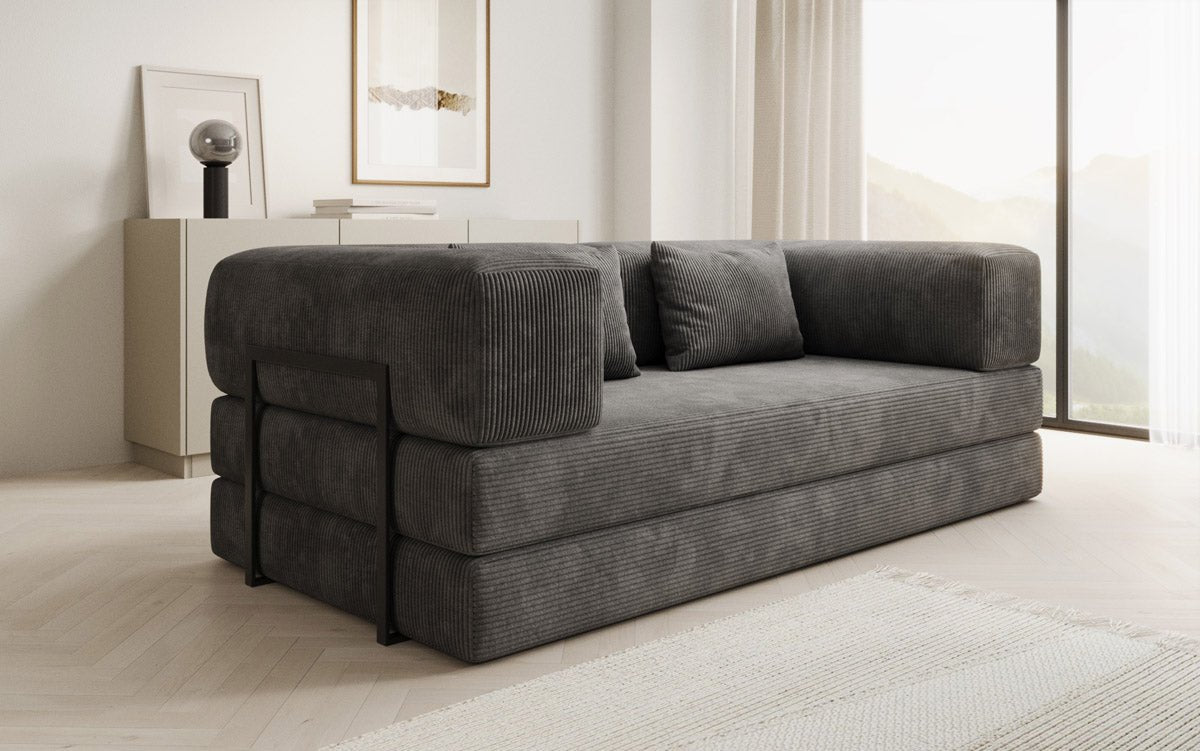 Designer Sofa Lazy 3-zits in Corduroy