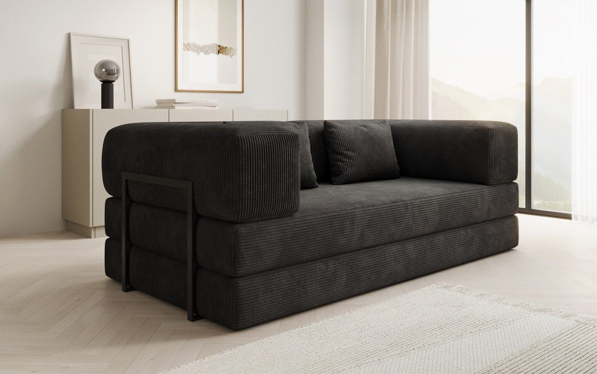 Designer Sofa Lazy 3-zits in Corduroy