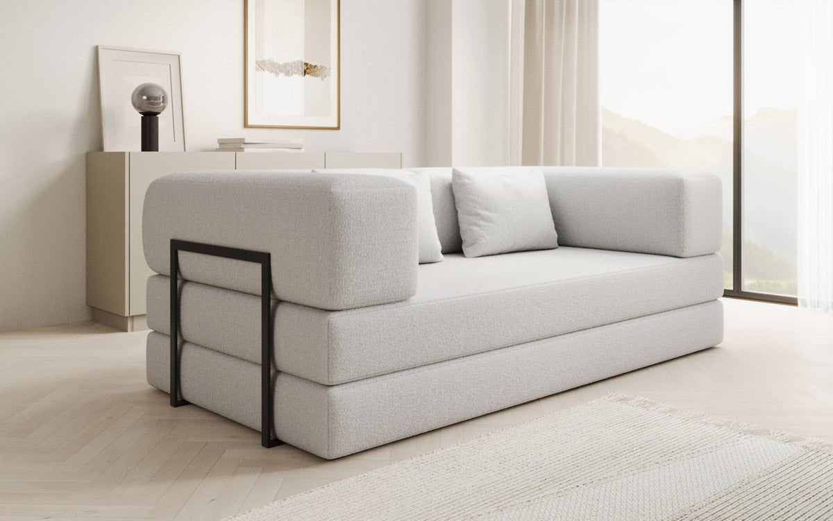 Designer Sofa Lazy 3-zits in Bouclé