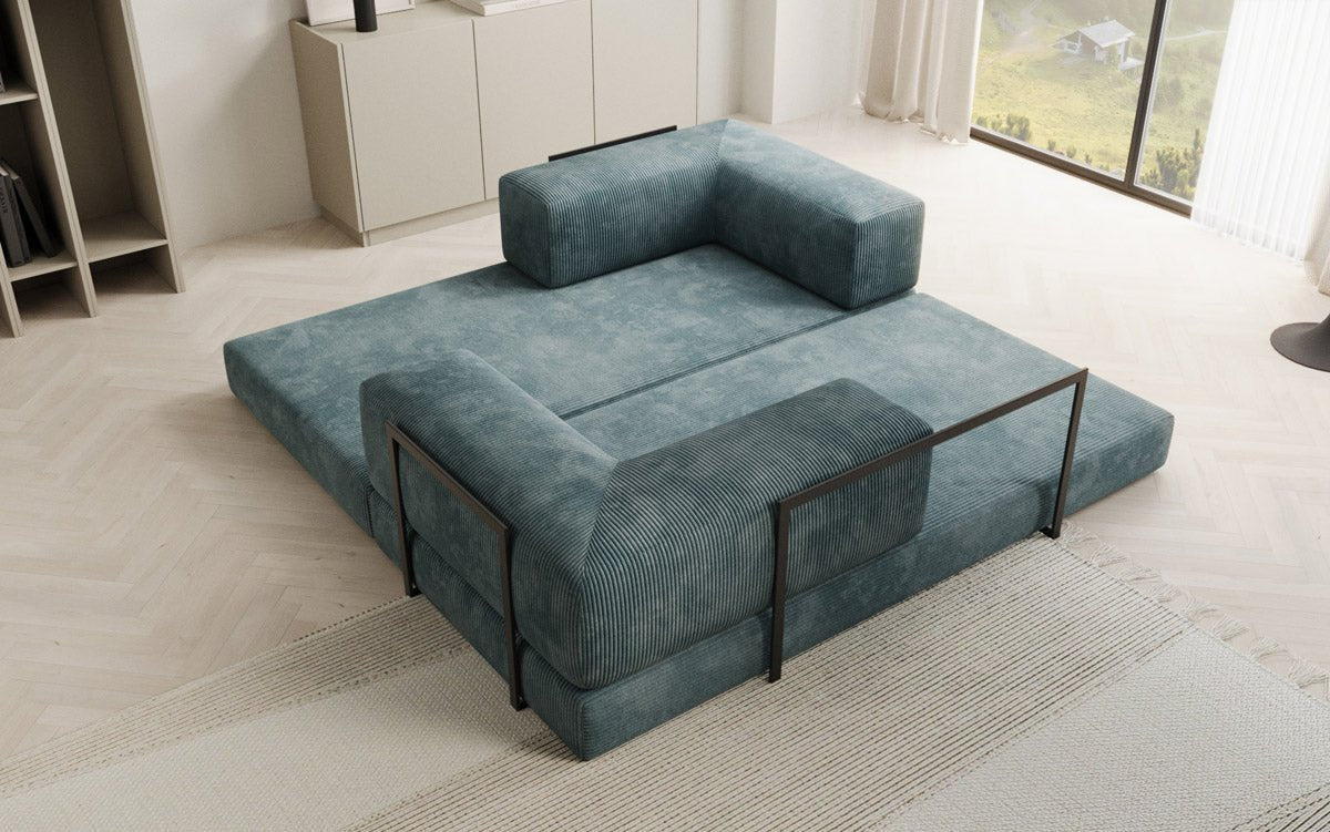 Designer Sofa Lazy 3-zits in Corduroy
