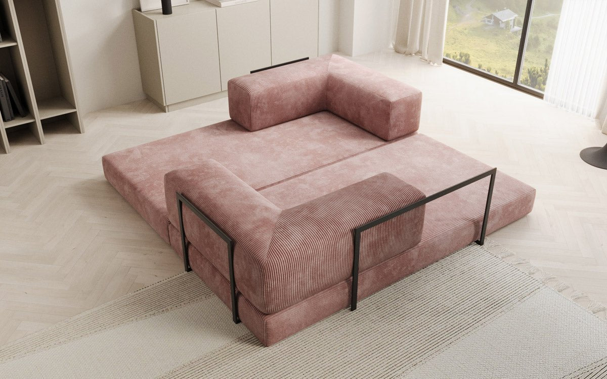 Designer Sofa Lazy 3-zits in Corduroy