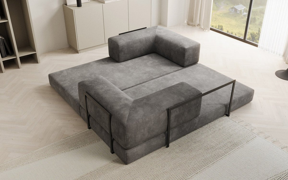Designer Sofa Lazy 3-zits in Corduroy