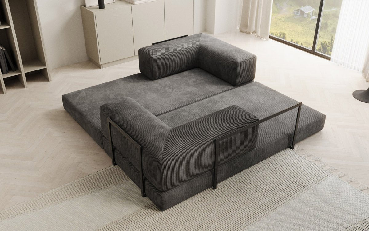 Designer Sofa Lazy 3-zits in Corduroy