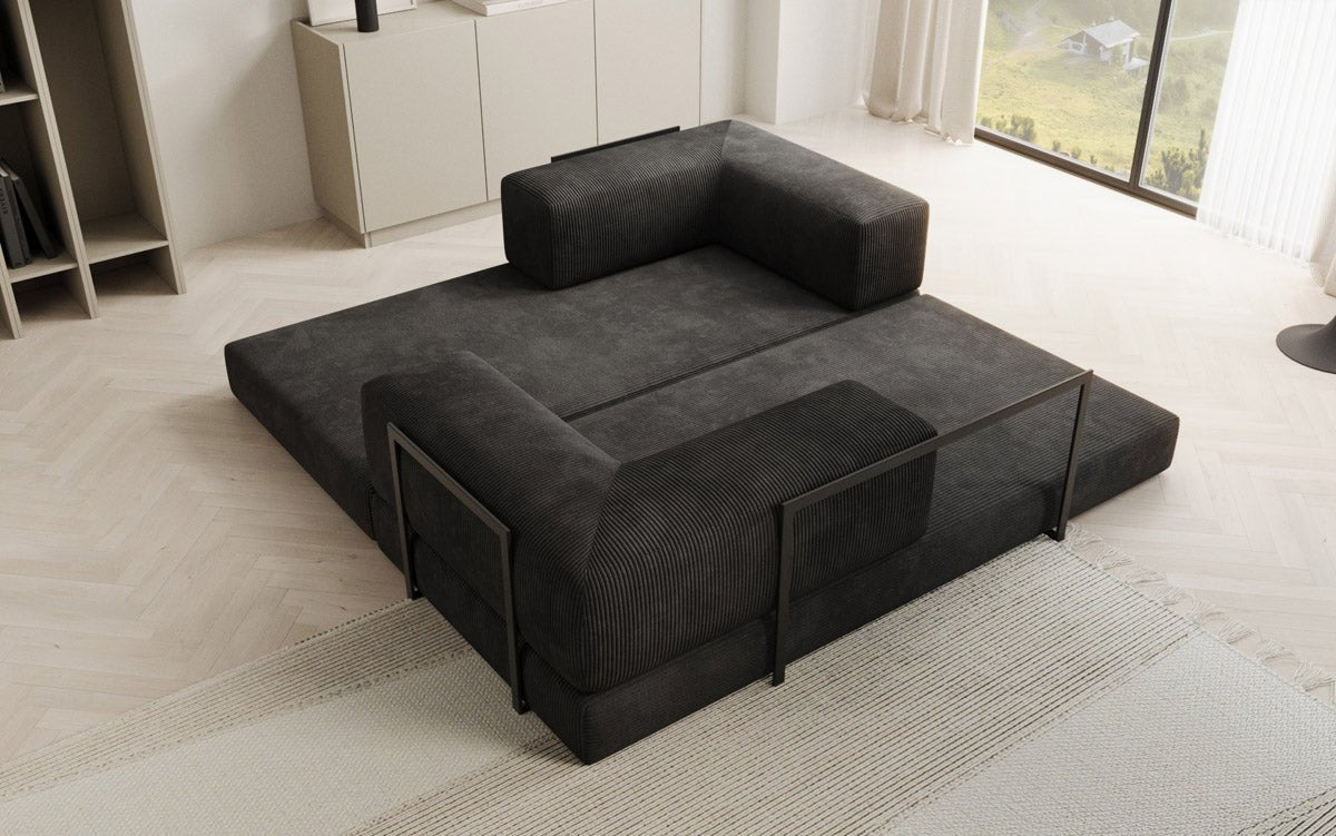 Designer Sofa Lazy 3-zits in Corduroy