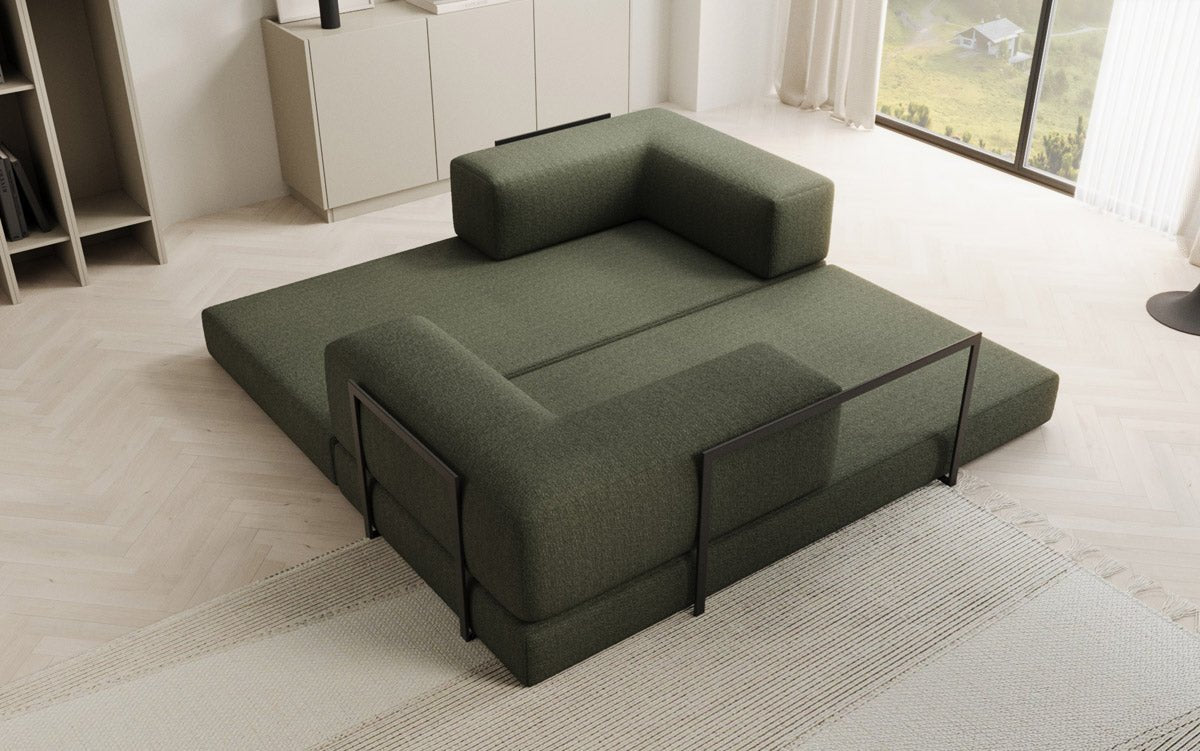 Designer Sofa Lazy 3-zits in Bouclé