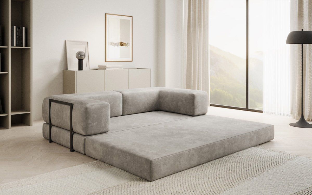 Designer Sofa Lazy 3-zits in fluweel