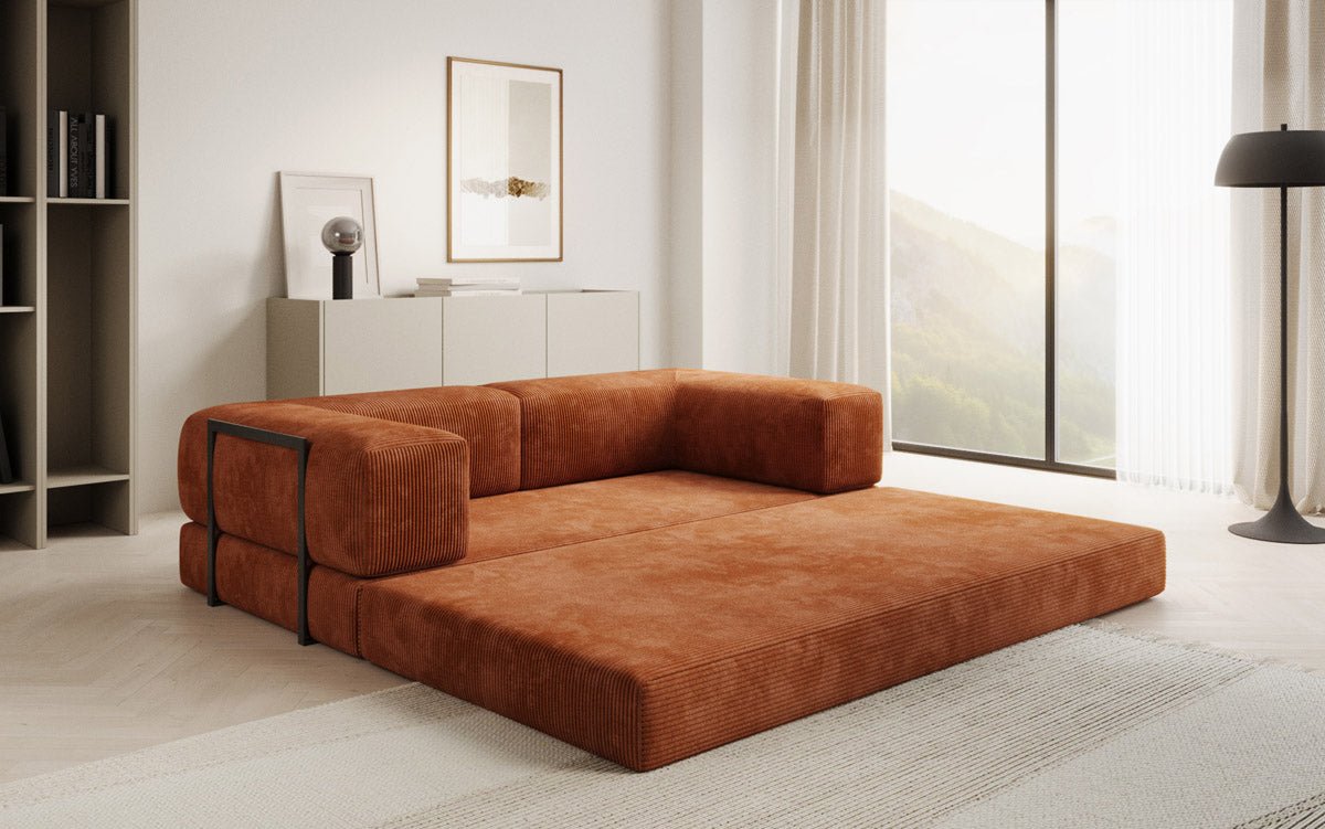 Designer Sofa Lazy 3-zits in Corduroy