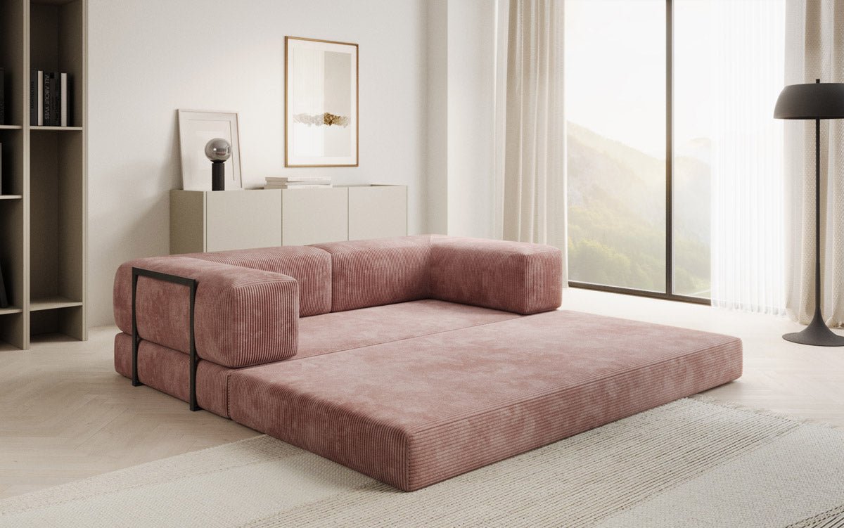 Designer Sofa Lazy 3-zits in Corduroy