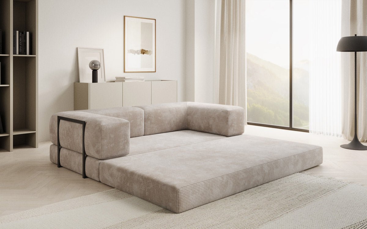 Designer Sofa Lazy 3-zits in Corduroy