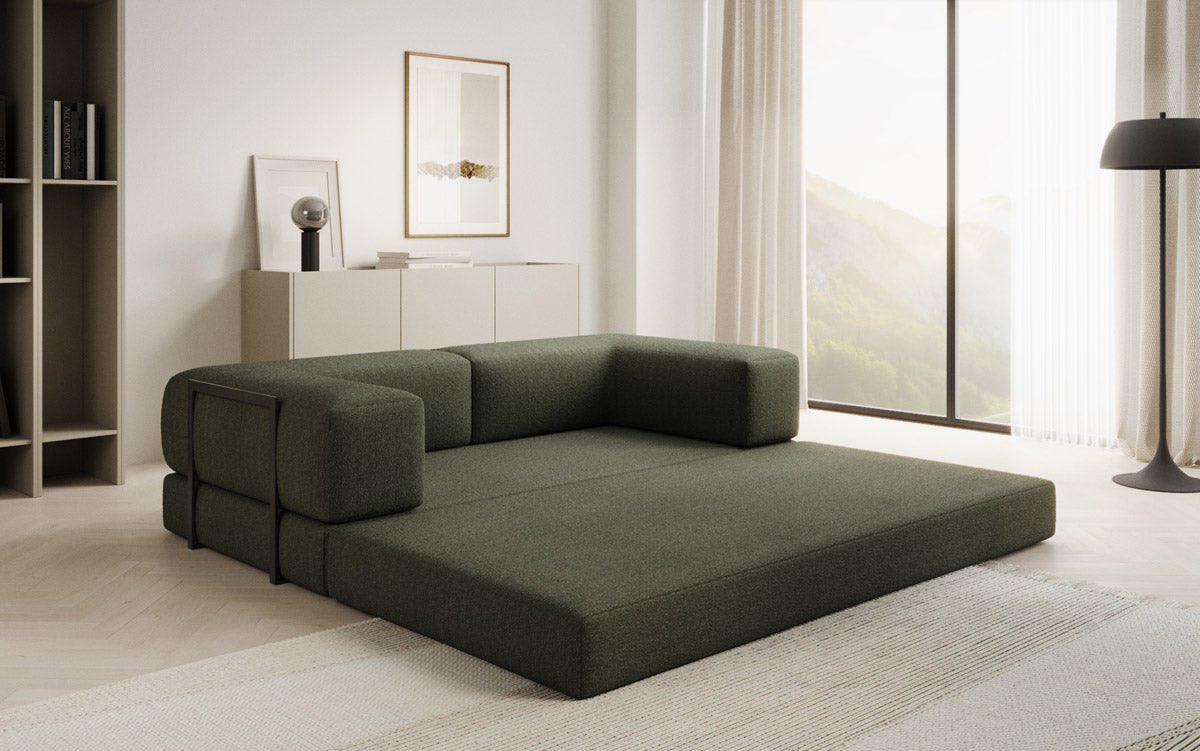Designer Sofa Lazy 3-zits in Bouclé