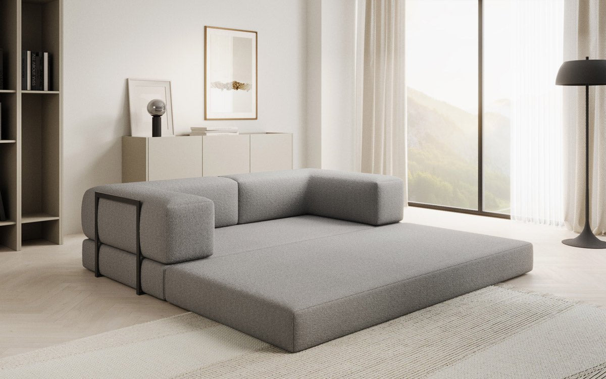 Designer Sofa Lazy 3-zits in Bouclé