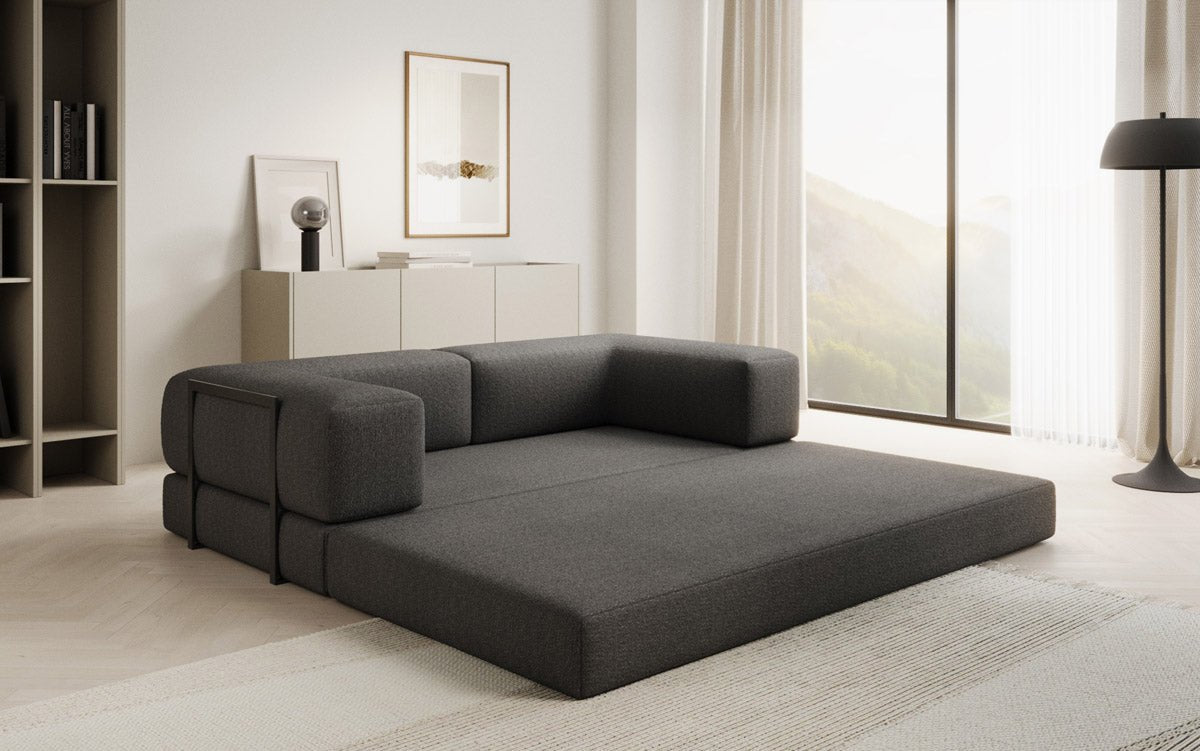 Designer Sofa Lazy 3-zits in Bouclé