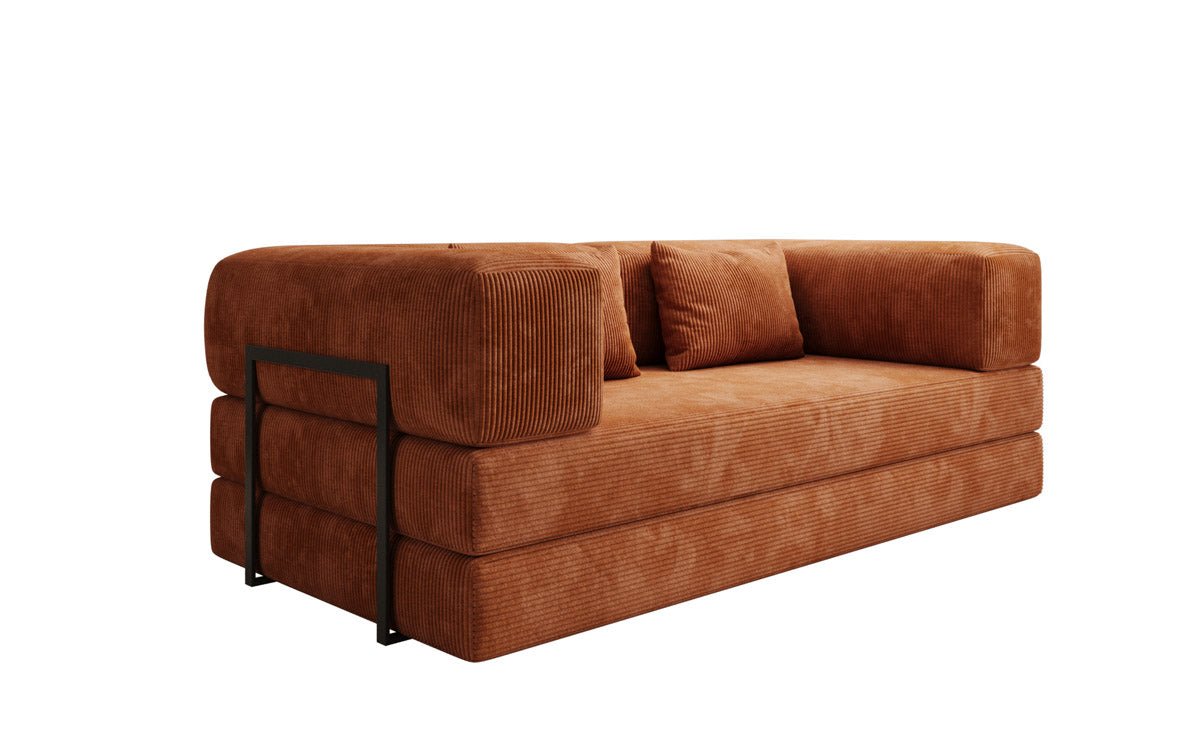 Designer Sofa Lazy 3-zits in Corduroy