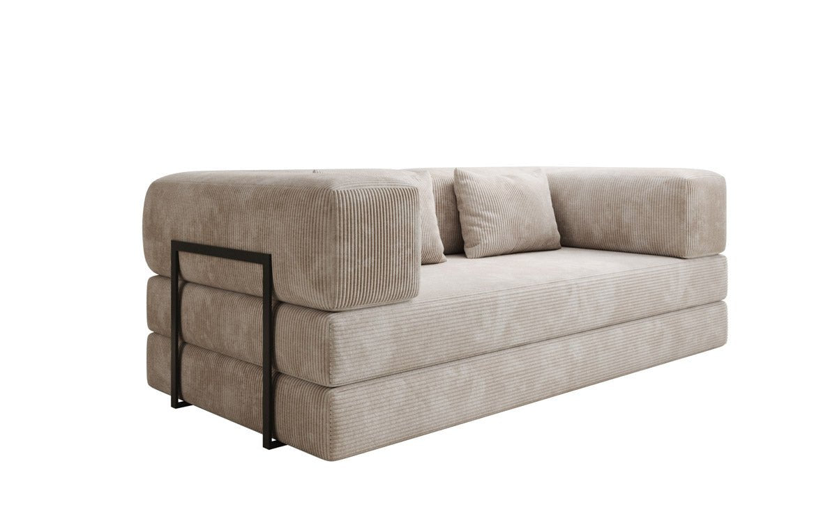 Designer Sofa Lazy 3-zits in Corduroy