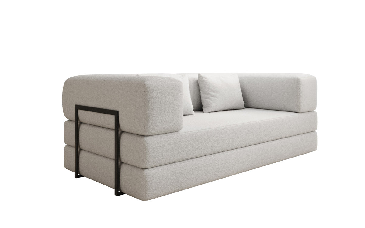 Designer Sofa Lazy 3-zits in Bouclé