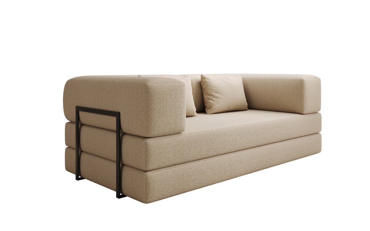 Designer Sofa Lazy 3-zits in Bouclé