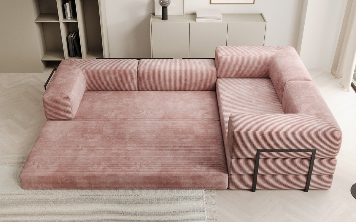 Designer Sofa Lazy L gesloten in Cord