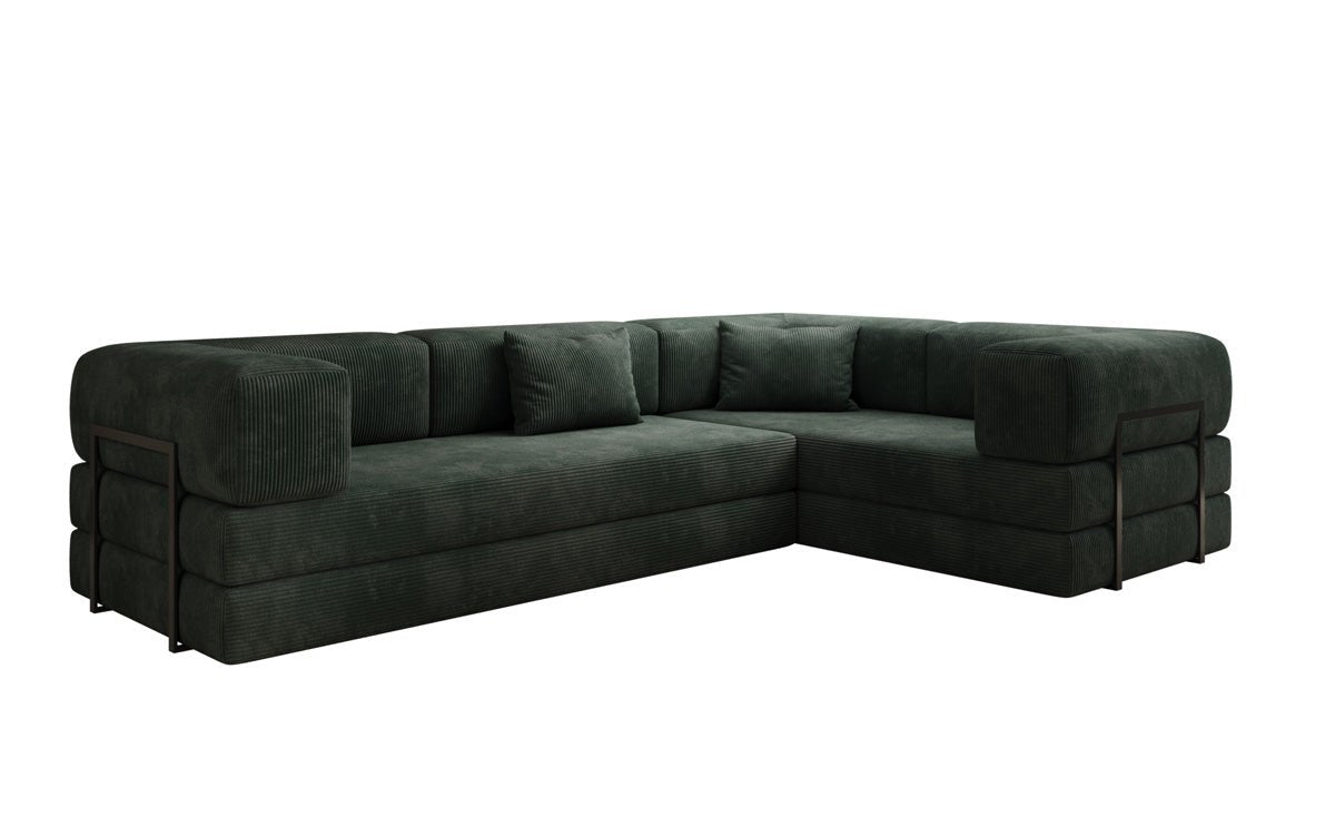 Designer Sofa Lazy L gesloten in Cord