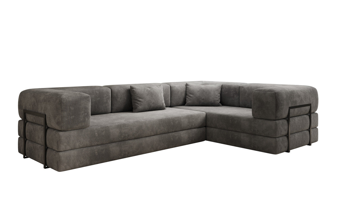 Designer Sofa Lazy L gesloten in Cord