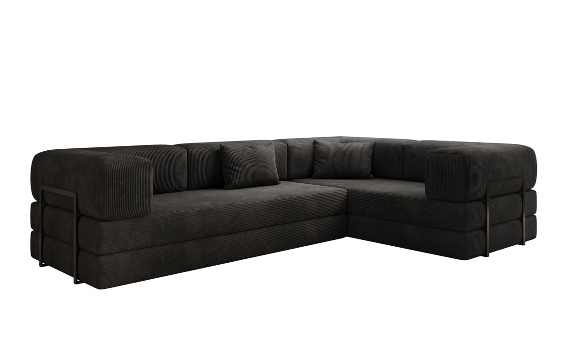 Designer Sofa Lazy L gesloten in Cord