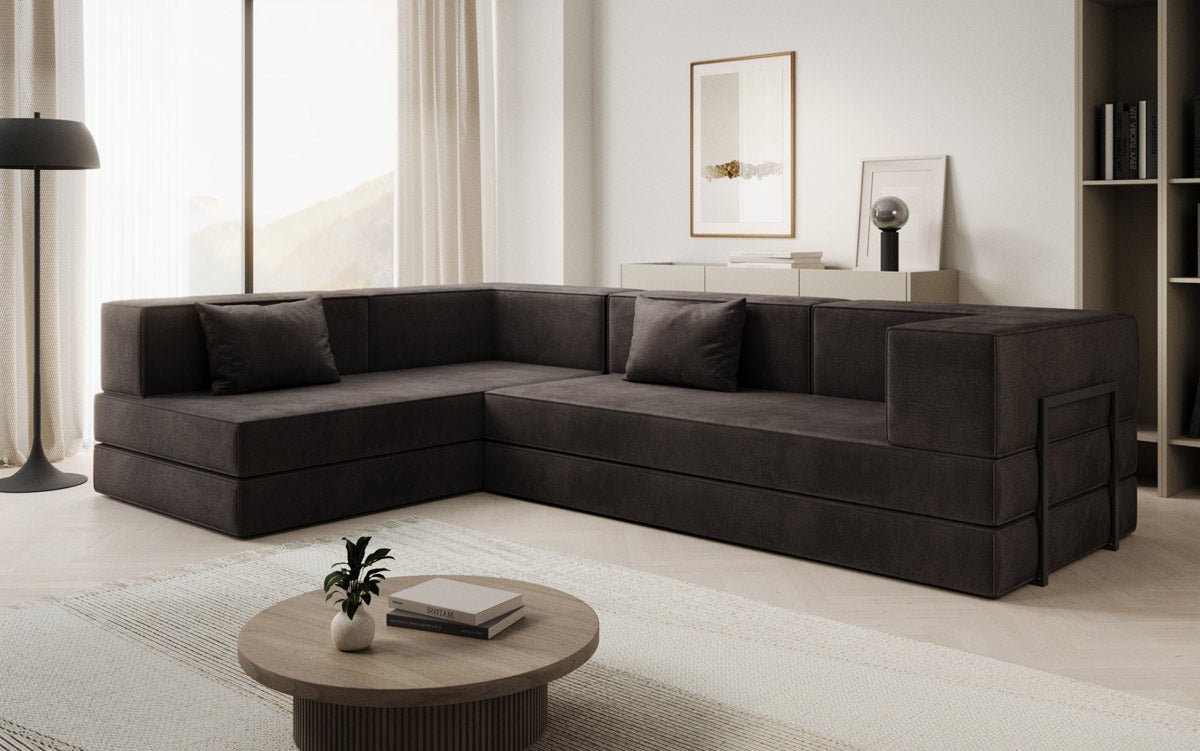 Designer Sofa Lazy L in Samt