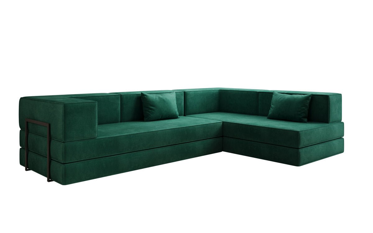 Designer Sofa Lazy L in Samt